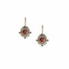 Solid 18K Gold & Silver Medieval-Byzantine Earrings