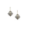 Solid 18K Gold & Silver Medieval-Byzantine Earrings