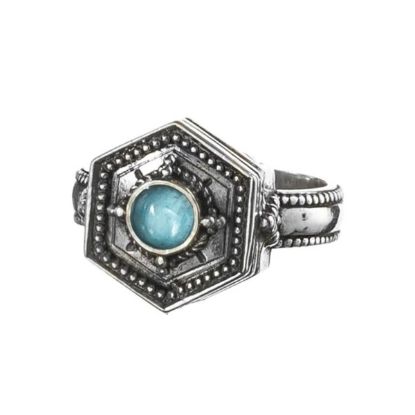 Sterling Silver & Spinel - Medieval-Byzantine Ring