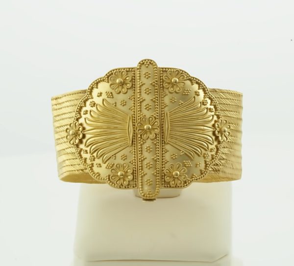 22K Gold, handmade, Byzantine bracelet.