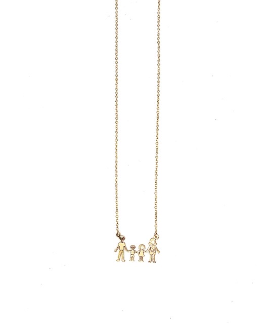 14K Gold Family necklace